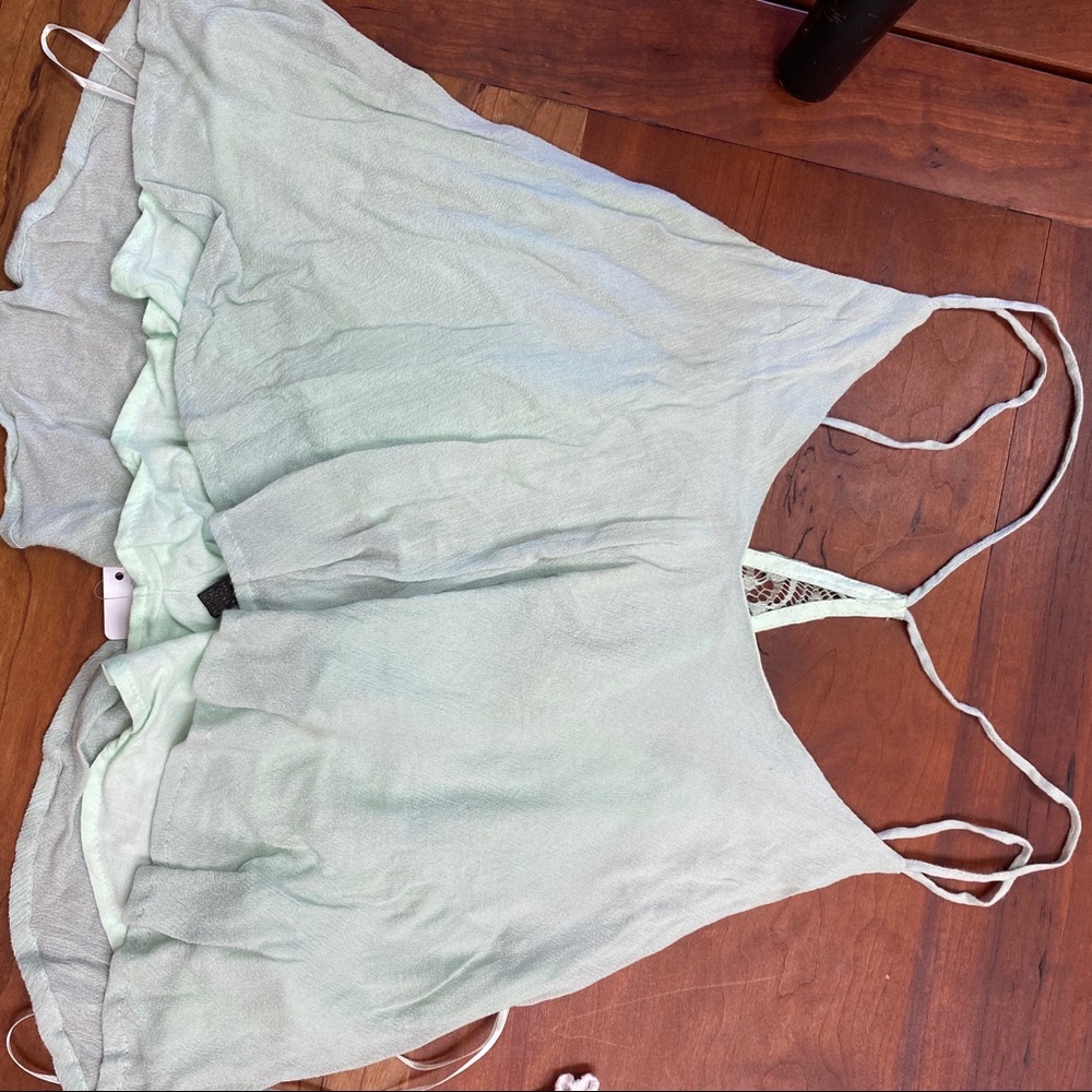 Urban Outfitters Mint Green Lace Back Crop Top NWT - Picture 6 of 6